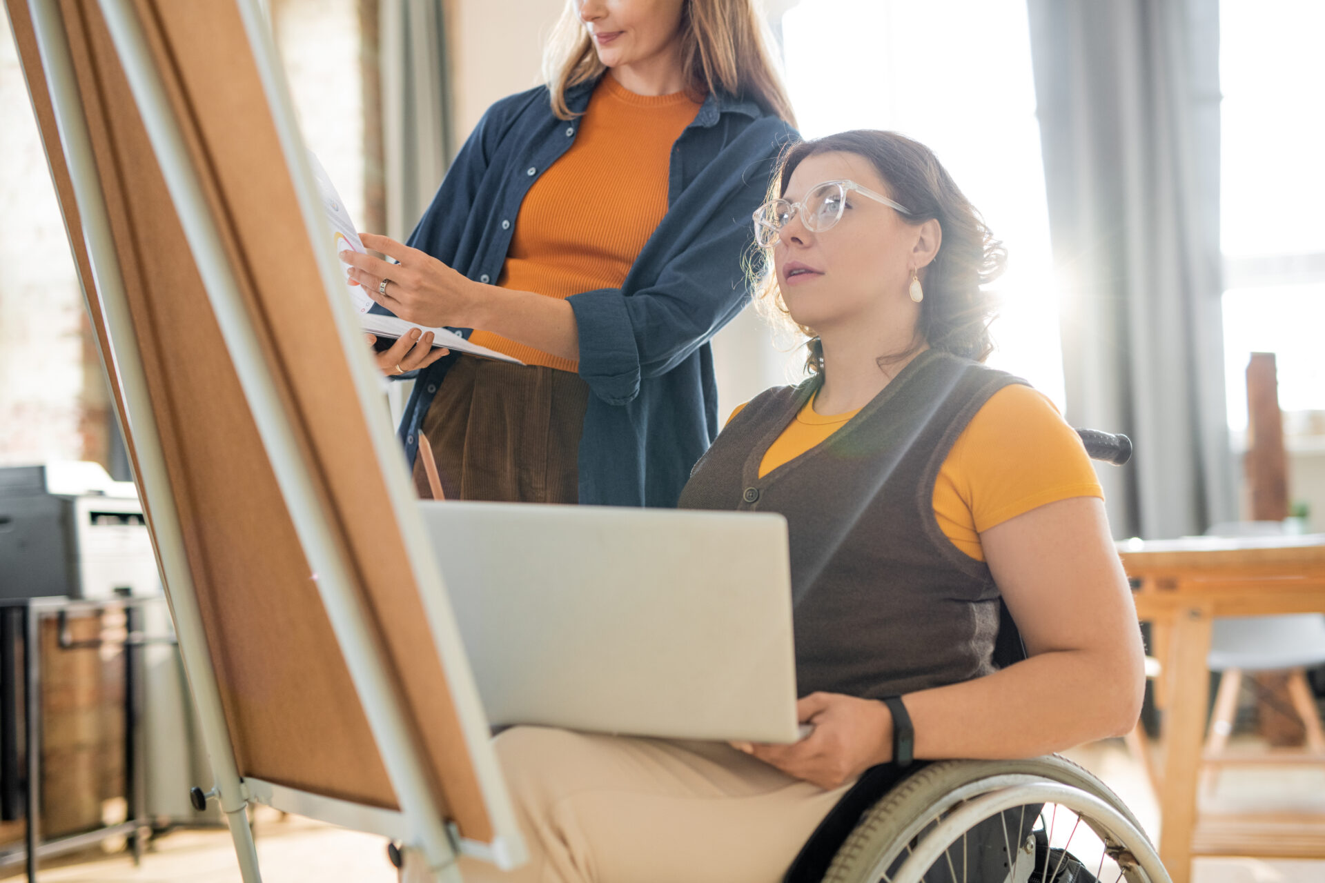 Nurse, caregiver and senior patient